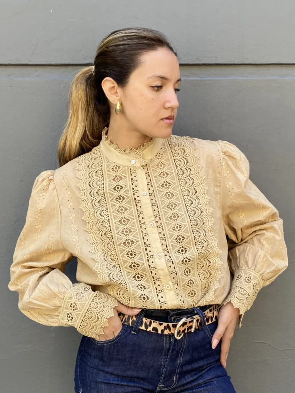Camisa broderie