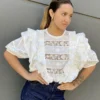 Blusa broderie